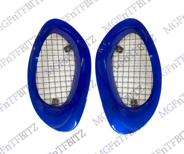 101. JFV Side Air Intake Vents Trophy Blue Stainless Mesh DHF100310WAM at MGFnTFBITZ