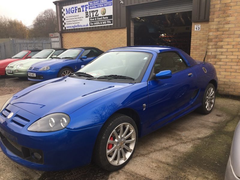 11a. a totally transformed Trophy Blue MG TF 160 at MGFnTFBITZ Glossop