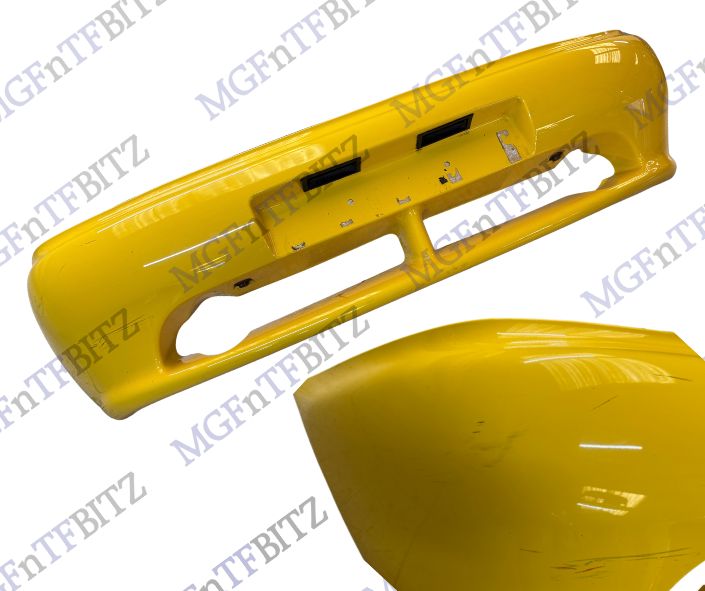 2. FAR Trophy Yellow MGF Rear Bumper DQC101150FAR at MGFnTFBITZ