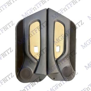 6.DC6 MGF MK1 doorcards, cream leather inserts EJB118670VAC at MGFnTFBITZ