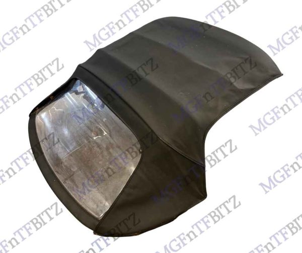 BH2. MGF MG TF Black Hood with Plastic Rear Screen DSB100220PDA at MGFnTFBITZ Glossop