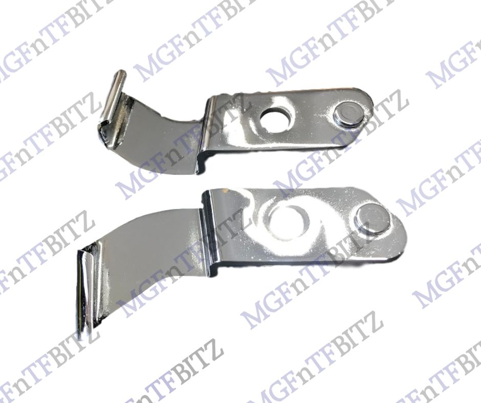 Chrome Hardtop Mounting Brackets DUN100340 DUN100350 MGF MG TF at MGFnTFBITZ Glossop