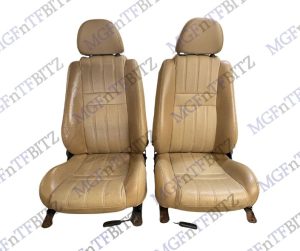 Cream & Light Tan Leather Seats MGF MG TF at MGFnTFBITZ