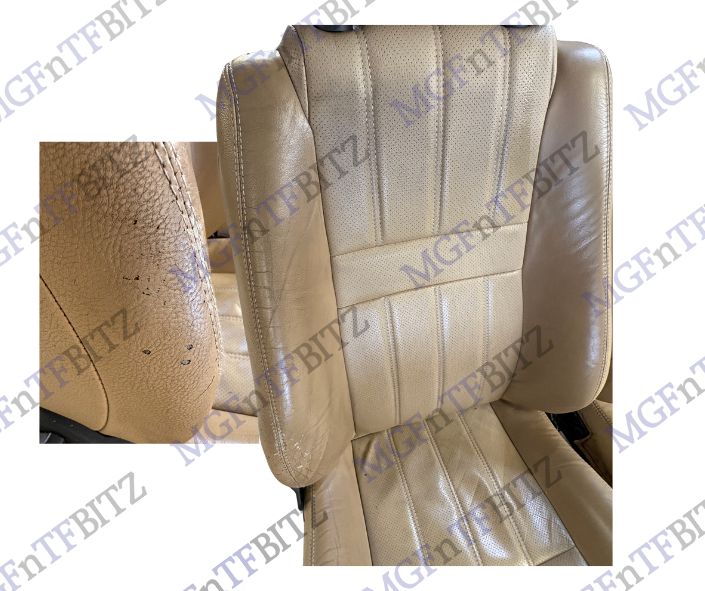 Cream & Light Tan Leather Seats MGF MG TF at MGFnTFBITZ Glossop