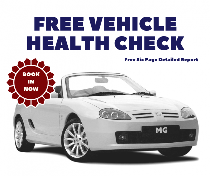 Free Vehicle Health Check at MGFnTFBITZ
