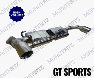 GT Sports Stainless Exhaust at MGFnTFBITZ.Glossop