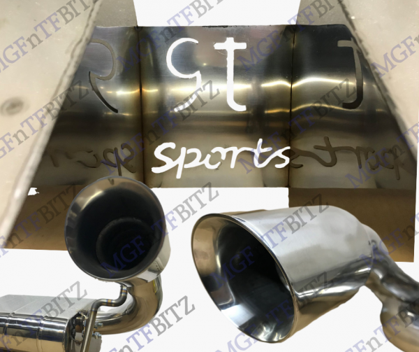 GT Sports Stainless Exhaust at MGFnTFBITZ Glossop