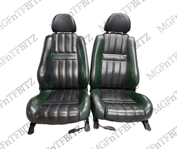 Genuine MG Green and Black Leather Seats MGF MG TF LE500 MGFnTFBITZ