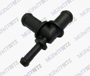 Hose assembly heater bypass 3 way Tee connector PER00150 at MGFnTFBITZ