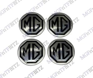 LE500 Wheel Centre Caps DTC100630MWG Black & Silver at MGFnTFBITZ