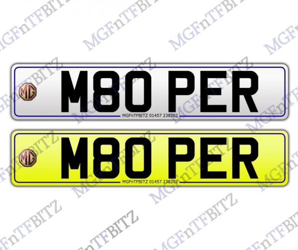 Private Number Plate M80PER