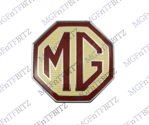 MG 85th Anniversary MG TF Front Bumper Badge 88mm diameter 300001213 at MGFnTFBITZ Glossop