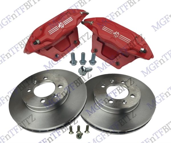 MG FRONT 4 POT AP CALIPERS SEB000340 SEB000350 304mm Discs & Bolts MGFnTFBITZ