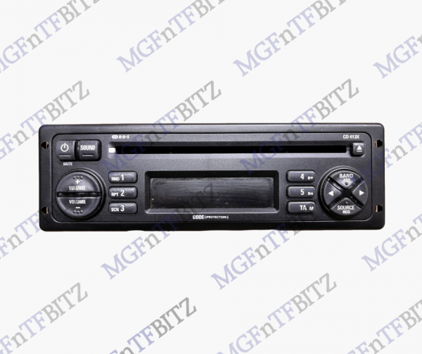MG Rover CD Radio CD413X with Code MG TF XQE000930PMA at MGFnTFBITZ
