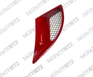 MG TF LH Side Air Intake Vent Solar Red CMU S19 DHF000110WDQ at MGFnTFBITZ