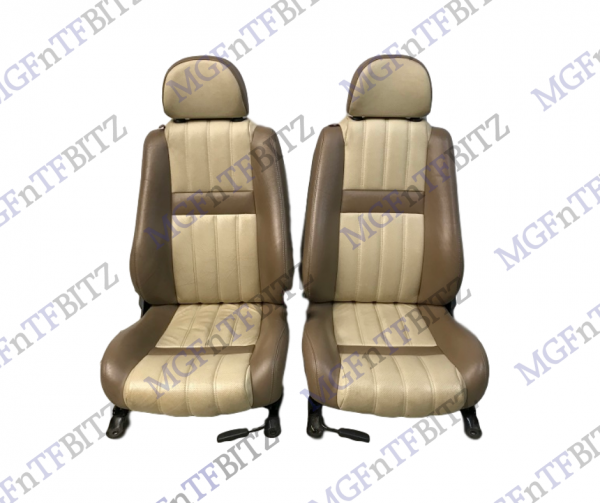 Beige & Tan Leather Seats MG TF