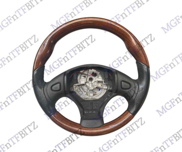MG Wood Steering Wheel QTB102830RCM QTB001360RCM at MGFnTFBITZ