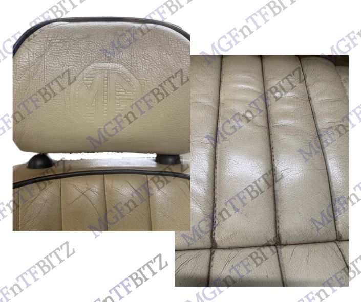 MGF Cream Leather Seats at MGFnTFBITZ Glossop