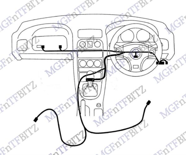 MGF MG TF Airbag Wiring Loom Diagram at MGFnTFBITZ