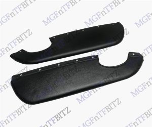 MGF MG TF Black Leather Door Card Inserts at MGFnTFBITZ