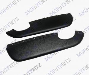 MGF MG TF Black Leather Door Card Inserts
