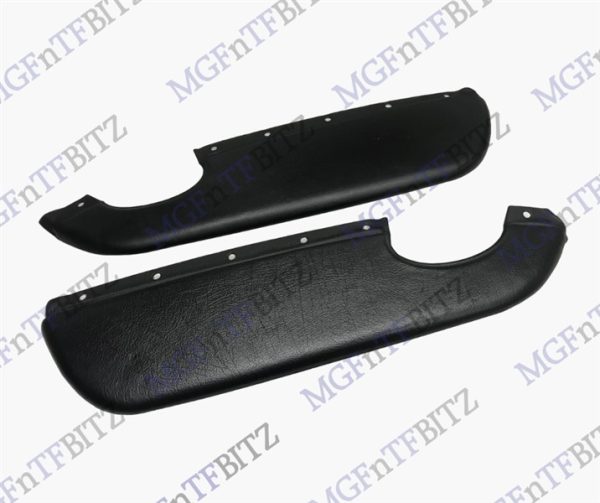 MGF MG TF Black Leather Door Card Inserts at MGFnTFBITZ
