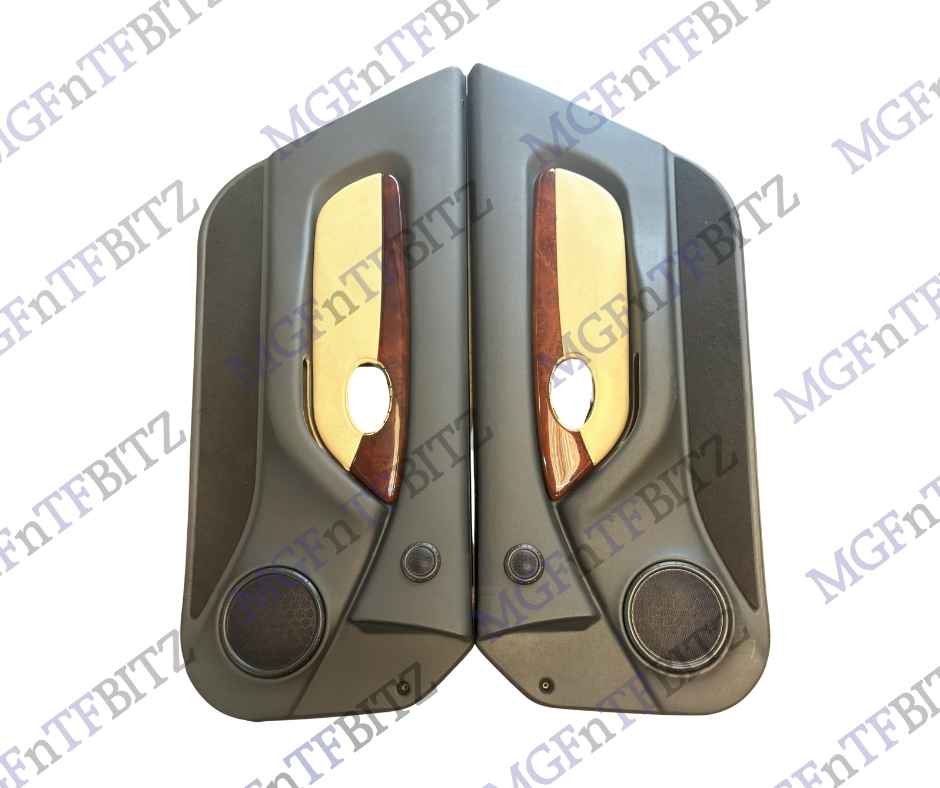 MGF MG TF Doorcards Cream Leather with Wood cappings at EJB121310WCR MGFnTFBITZ