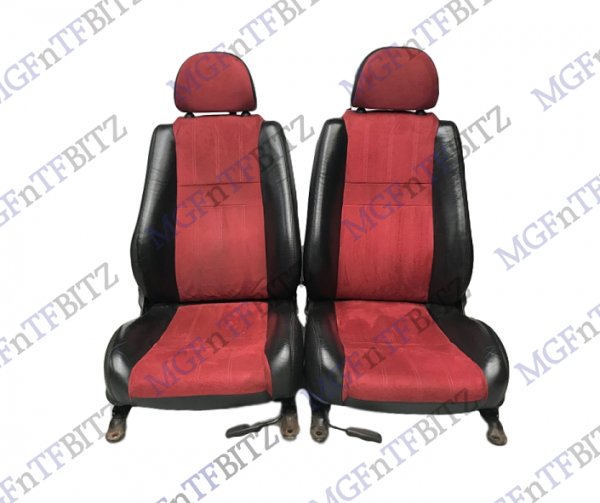 Red & Black Alcantara Seats