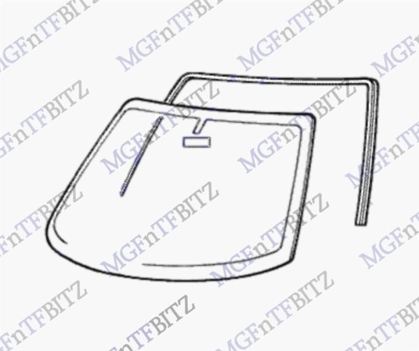 MGF MG TF LE500 Windscreen Finisher Seal DCB100970PMH at MGFnTFBITZ.