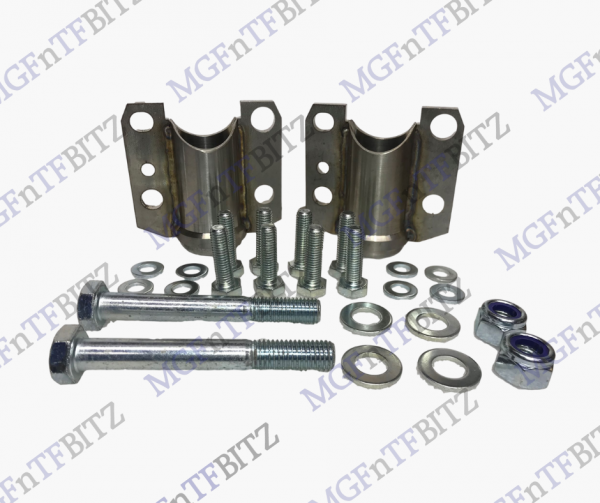 MGF MG TF Stainless Rear Subframe Mounts KGE000071 with bolts Front Rear Subframe at MGFnTFBITZ