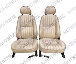 MGF MK1 Cream & Grey Leather Seats HBA106860SMS at MGFnTFBITZ