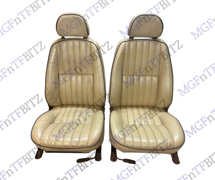 MGF MK1 Cream Leather Seats HBA105360RBV at MGFnTFBITZ