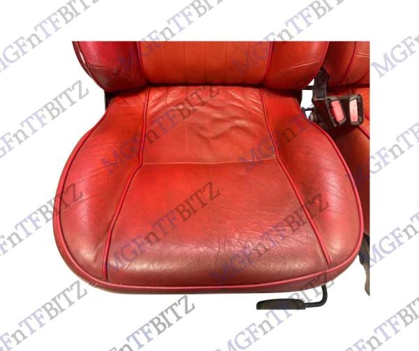 MGF MK1 Full Red Leather Seats - Drivers Seat HBA104190CCY at MGFnTFBITZ.6