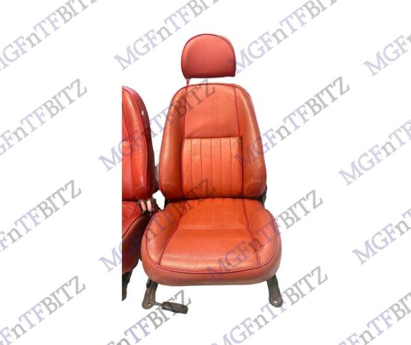 MGF MK1 Full Red Leather Seats - Passenger Seat HBA104190CCY at MGFnTFBITZ
