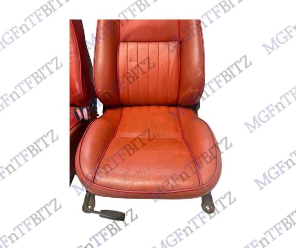 MGF MK1 Full Red Leather Seats - Drivers Seat HBA104190CCY at MGFnTFBITZ.6