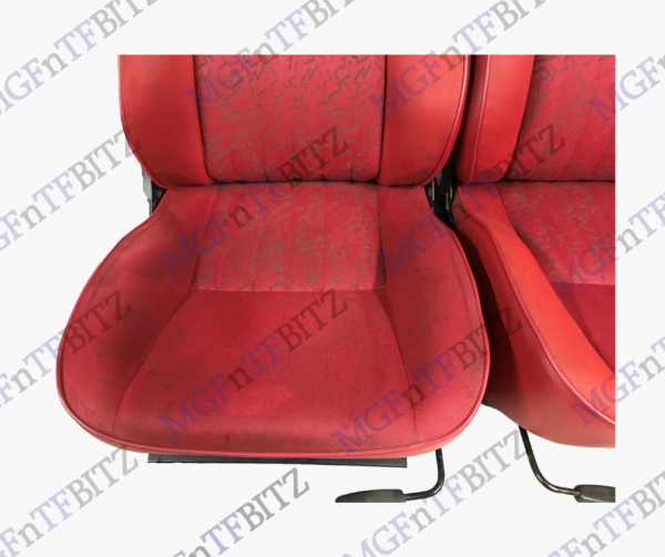 MGF Red Fusion Cloth Seats Seat Base view HBA104180CCX at MGFnTFBITZ