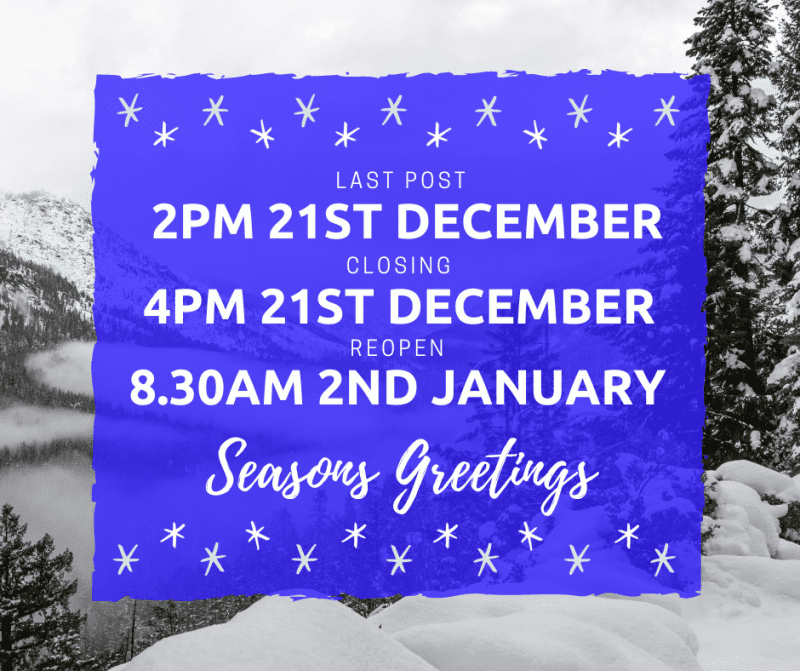 MGFnTFBITZ Christmas Opening Times 2023