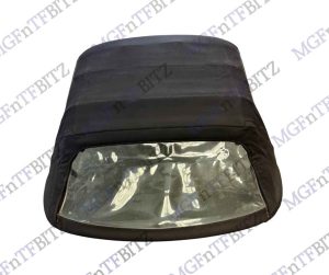 MK1 Black Hood with Plastic Rear Screen MGF MK1 DSB100140PDA at MGFnTFBITZ