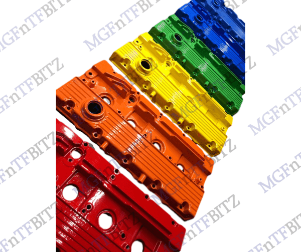 Powder coated colours available at MGFnTFBITZ