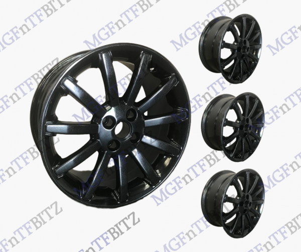 Black 16" 11 Spoke Wheels