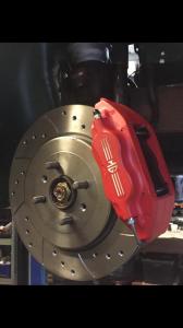 new MG TF 160 brakes at MGFnTFBITZ