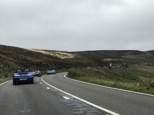 100.MGFs & MG TFs on Snake Pass Glossop Derbyshire for 2018 Topless Around The Peak District Charity Run raising money for UK Homes 4 Heroes with MGFnTFBITZ