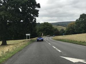 129.MGFs & MG TFs at Chatsworth enjoying the fabulous roads in the beautiful Peak District Derbyshire for 2018 Topless Around The Peak District Charity Run raising money for UK Homes4 Heroes with MGFnTFBITZ