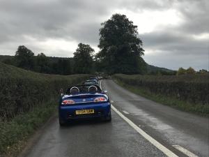 133a.MGFs & MG TFs enjoying the fabulous roads in the beautiful Peak District Derbyshire for 2018 Topless Around The Peak District Charity Run raising money for UK Homes 4 Heroes with MGFnTFBITZ