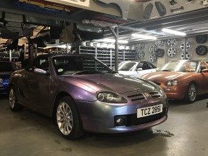 Stunning MG TF 135 Monogram Spectre received the full MGFnTFBITZ renovation treatment 